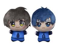 Zhongkaihua Reo/Rin/Sae/Chigiri/Bachira/Nagi Peluche Anime Figurines Pendentif Cartoon Mignon Doux Rembourré Sac à Dos Sac à Dos Occasions Décorations Cadeaux Collectibles