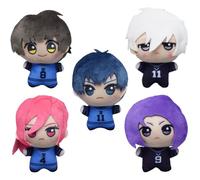 Zhongkaihua Reo/Rin/Sae/Chigiri/Bachira/Nagi Peluche Figurine Pendentif Cartoon Mignon Doux Rembourré 11 cm Sac à dos Occasions Décorations Cadeaux Collection