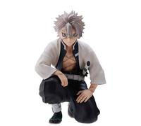 Zhongkaihua Shinazugawa Sanemi Figurine Modèle Figurine Anime Figurines Crouching Position Action Figure Collection Bureau Décoration Cadeau 13 cm PVC