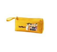 Zhongkaihua Shoyo Hinata Tobio Kageyama Trousse à crayons tendance pour filles et garçons Cadeau d'écolier Jaune Noir Bleu Grande capacité, Type 13, 21 x 9.5 x 4.7 cm, Trousse à crayons