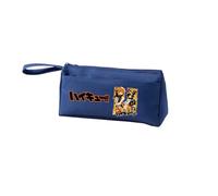 Zhongkaihua Shoyo Hinata Tobio Kageyama Trousse à crayons tendance pour filles et garçons Cadeau d'écolier Jaune Noir Bleu Grande capacité, Type 16, 21 x 9.5 x 4.7 cm, Trousse à crayons