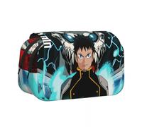 Zhongkaihua Soshiro Hoshina/Hibino Kafka Anime Trousse à crayons Impression 3D Grande Capacité Double Fermeture Éclair Double Compartiment Toile Trousse à crayons Étudiants Start School Papeterie