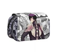 Zhongkaihua Soshiro Hoshina/Hibino Kafka Anime Trousse à crayons Impression 3D Grande Capacité Double Fermeture Éclair Double Compartiment Toile Trousse à crayons Étudiants Start School Papeterie