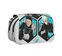 Zhongkaihua Soshiro Hoshina/Hibino Kafka Anime Trousse à crayons Impression 3D Grande Capacité Double Fermeture Éclair Double Compartiment Toile Trousse à crayons Étudiants Start School Papeterie