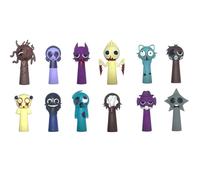 Zhongkaihua Sprunki Lot de 12 figurines d'anime, modèle de voiture, bureau, bibliothèque, maison, Noël, anniversaire, décoration de fête, cadeau pour les fans