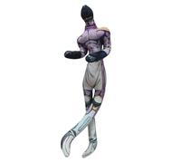 Zhongkaihua Star Platinum Peluche JJBA 28 cm en forme d'anime douce en forme humaine avec fil intégré torsadé