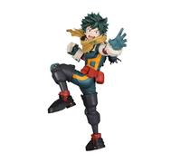 Zhongkaihua Statue de figurine animée Izuku Midoriya 16CM en position de combat - Modèle de figurine MHA - Collection de figurines d'action animées MHA - Décorations de Noël - Cadeaux