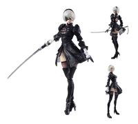 Zhongkaihua Statue de fille de jeu d'anime Automata 2B YoRHa No.2 Type B Super figurine d'action Yorha 2B Figurine articulée mobile en PVC avec accessoires interchangeables