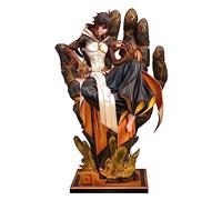 Zhongkaihua Statue de ZhongLi - 25,9 cm Azhdaha Élément Géo Posture Assise Dieu Tenue | Modèle Paysage Environnement Pvc - Collection de Statues de Décoration de Maison Cadeau pour Adultes