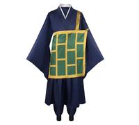 Zhongkaihua Suguru Geto Costume de cosplay, robe kimono avec surplis imprimé, costume d'Halloween JJK Geto pour homme, Comic Con, dessin animé, carnaval, jeu de rôle