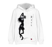 Zhongkaihua Sweat à capuche numérique Death Note Light Yagami L Lawliet Anime avec poche, cadeau chaud pour adultes, adolescents, garçons, filles, étudiants amoureux, Type 6, S