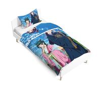 Zhongkaihua The Apothecary Diaries Parure de lit 2 pièces avec housse de couette et taies d'oreiller pour lit simple, impression 3D, impression 3D, 135 x 200 cm