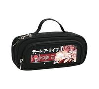 Zhongkaihua Tokisaki Kurumi Yatogami Tohka Trousse à crayons en toile inspirée de l'anime, organisateur de papeterie spacieux et élégant, cadeau de rentrée scolaire pour enfants, type 3, 21cm x 9cm x