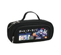 Zhongkaihua Tokisaki Kurumi Yatogami Tohka Trousse à crayons en toile inspirée de l'anime, organisateur de papeterie spacieux et élégant, cadeau de rentrée scolaire pour enfants, type 7, 21cm x 9cm x
