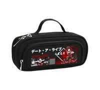 Zhongkaihua Tokisaki Kurumi Yatogami Tohka Trousse à crayons en toile inspirée de l'anime, organisateur de papeterie spacieux et élégant, cadeau de rentrée scolaire pour enfants, type 6, 21cm x 9cm x