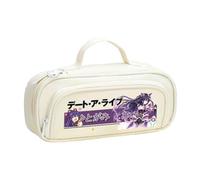 Zhongkaihua Tokisaki Kurumi Yatogami Tohka Trousse à crayons en toile inspirée de l'anime, organisateur de papeterie spacieux et élégant, cadeau de rentrée scolaire pour enfants, Type 10, 21cm x 9cm x