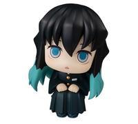 Zhongkaihua Tokitou Muichirou Figurine Look Up - Mini statue d'anime Shinazugawa Sanemi - Figurines d'anime assises - En PVC - Modèle d'ornements de bureau