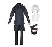 Zhongkaihua Tokyo Ghoul Cosplay Ken Kaneki Masque Kaneki Ken/Kirishima Toka Cosplay Costume Anime Costume Halloween Carnaval