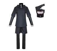 Zhongkaihua Tokyo Ghoul Cosplay Ken Kaneki Masque Kaneki Ken/Kirishima Toka Cosplay Costume Anime Costume Halloween Carnaval