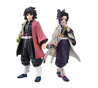 Zhongkaihua Tomioka Giyuu Figurine Kochou Shinobu modèle debout en PVC Statue Anime Kimetsu no Yaiba Action Figurines Collections Ornements Décorations Cadeaux 16 cm