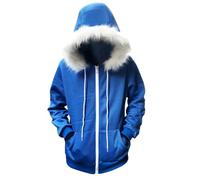 Zhongkaihua Undertale Sans Cosplay Anime Game Sweat à capuche sans couvre-chef Masque Halloween Anime Carnaval Hoodie Cadeau Noël Anniversaire, Sans, XL