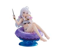 Zhongkaihua Wandering Witch: La Voyageuse de Elaina - Figurine de Elaina en Maillot de Bain, Fille Assise - Figures d'Anime en PVC - Statue Modèle de Collection - Ornements de Bureau