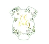 zhongko Lot de 40 cartes de prédiction pour bébé, cartes de conseils neutres pour fête prénatale pour les nouveaux parents, cartes de révélation du sexe de bébé pour deviner le nom, la date de