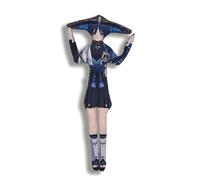 Zhongli/Venti/Raiden Shogun/Furina Figurine abstraite souple torsadée de 30 cm avec cadre métallique intégré, cadeaux insolites et amusants pour les fans de jeu