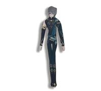 Zhongli/Venti/Raiden Shogun/Furina Figurine abstraite souple torsadée de 30 cm avec cadre métallique intégré, cadeaux insolites et amusants pour les fans de jeu
