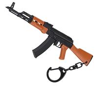 Zhongren Tactical Keychain AK47 Key Chain Rifle Gun Model 1: 9 Action Figure Collection Pendentif sac charm pour Hommes Army Fan Boyfriend Gift-AK47