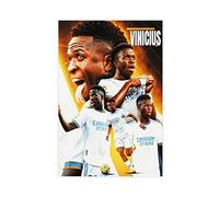 ZHONGZ VinIcius Jr Sports Star Art Poster 16 sur toile pour décoration de chambre à coucher, paysage sportif, bureau, chambre, cadeau, sans cadre : 30 x 45 cm