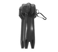 zhonnic Étui de rangement pour 3 fléchettes - Pour ressorts de vol et pointes - Portable et extensible - Mallette robuste à 3 fléchettes pour compétition, salle de jeux et restauration, Noir , Siehe