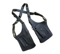zhonnic Sac Bandoulière Double pour, À Sangle Réglable Anti-Vol Imperméable Sac À Dos, Holster D'épaule, pour Bureau Domicile Voyage Extérieur Travail Marche