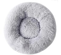 Zhoothyomiru Panier pour Chat Coussin Chat Paniers pour Chiens Nid pour Chien Lit Rond Confortable Warm Calming Cuddler Donut Soft Puppy Sofa Sleepingle (45CM)