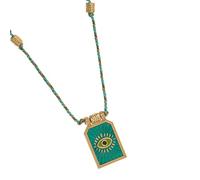 ZHORCIN Collier rétro plaqué or avec carte de tarot élégant et rétro avec motifs délicats pour un usage quotidien et les fêtes, 1, Bronze, Pas de gemme