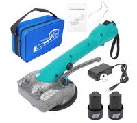 ZHOUBA Machine de nivellement vibrations carrelage sans fil, machine pose portable avec 5 vitesses réglables, outil d'installation ventouse pour batterie rechargeable 1500 ROYAUME-UNI