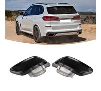 ZHOUFUDA Embout Échappement pour Tuyau D'échappement de Voiture pour BMW X5 G05 M Sport 2019+, Silencieux Arrière Queue Gorge Pointe Enjoliveur D'échappement Accessoires