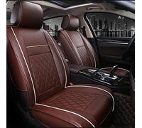 ZHOUFUDA Ensemble Complet de Housses Siege pour Mini Convertible R52 2004-2008, Protection de Siège en Cuir Respirant de Voiture, Housses de siège de Voiture Avant et Arrière,A-Coffee