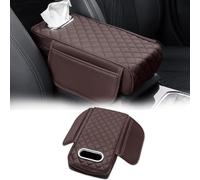 ZHOUFUDA Housse de Coussin pour Console Centrale de Voiture pour Mercedes-Benz CLA 200, Housse D'accoudoir Imperméable pour Console Centrale Voiture avec Boîte à Mouchoirs,C