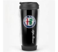 ZHOUFUDA Tasse Isotherme de Voiture pour Alfa Romeo MiTo 2016-2018, Tasses De Voyage Isothermes Avec Couvercle Étanche Café à Emporter Isotherme Réutilisable Gobelet Isotherme,O