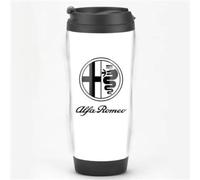 ZHOUFUDA Tasse Isotherme de Voiture pour Alfa Romeo MiTo 2016-2018, Tasses De Voyage Isothermes Avec Couvercle Étanche Café à Emporter Isotherme Réutilisable Gobelet Isotherme,N
