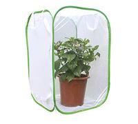 ZHOUJIE Enclos de Cage d'habitat de Papillon Professionnel, Terrarium de Cage de Maille Pliable -up pour phasme chenilles - Blanc
