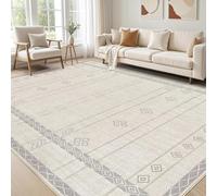 Zhoulinora Underra Living Rug Tapis Salon Grande Taille Chambre Adulte a Poils Ras Chambre Tapis Doux et Lavable Moderne Modern Geometric 200x290cm