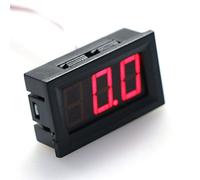ZHOUMO Voltmètre numérique LED 0-100 V CC 3 fils 0,56 pouces