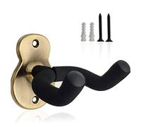 ZHOUSTOU Support Guitare Métal Support Guitare Mural Pendaison Porte Guitare Suspendu Peu Encombrant pour Guitare Acoustique Guitare Classique Guitare éLectrique Basse Ukulélé (Bronze)