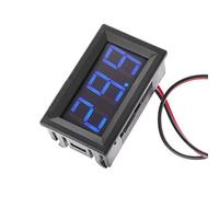 ZHOUSUFEN pour DC 5-120V, voltmètre à 2 fils, compteur de panneau d'affichage LED à 3 chiffres, jauge de tension numérique pour travail domestique