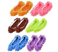 ZhouWei 12 Pièces Chaussons Mop, Housses de Chaussons de Vadrouille