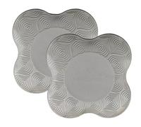 ZhouWei 2 Pièces Yoga Genouillère, 20 * 20 cm Yoga Kniekissen Coussin Genoux Antidérapants Résistant à L'Usure Protège les Coudes Tapis Genoux Knie Pad, pour Voyage Méditation Pilates Fitness (Gris)