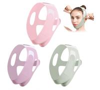 ZhouWei 3 Pce Masque Double Menton, Masque de Levage Réutilisable | V Line Bande Raffermissante Réutilisable pour Double Menton V Line Lifting Mask Réglable, pour Affiner Le Contour Éliminer