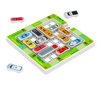 ZhouWei Jeu Rush Hour, Rush Hour Jeu de Société Jouet de Voiture avec 360 Niveaux Montessori Jeu Logique Jeux de Societe Enfant Jouets Éducatifs Famille Jeux Voyage, pour 3 4 5 6 7 8 9 10 Ans Enfant